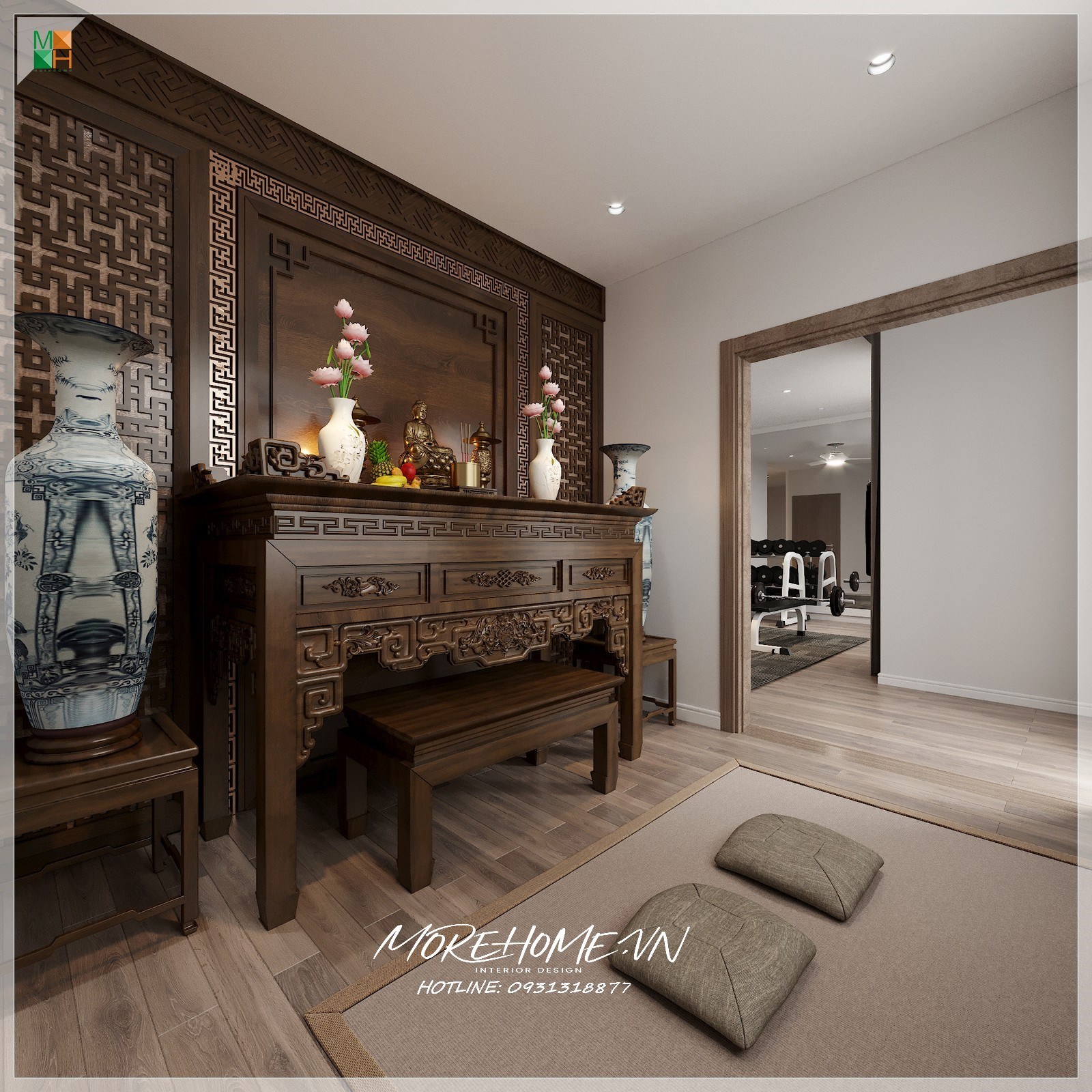 Bàn thờ gỗ đẹp cao cấp tphcm sài gòn, hn